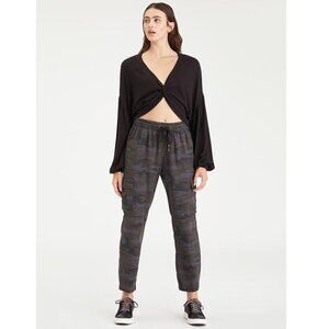 SANCTUARY Terrain Pull On Earth Camo Army Pant in Brown Relaxed Fit